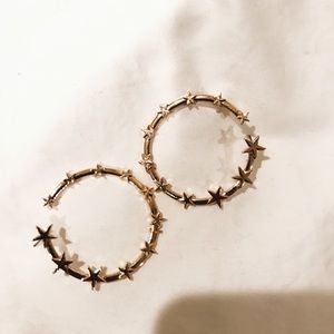 Gold Madewell Hoops